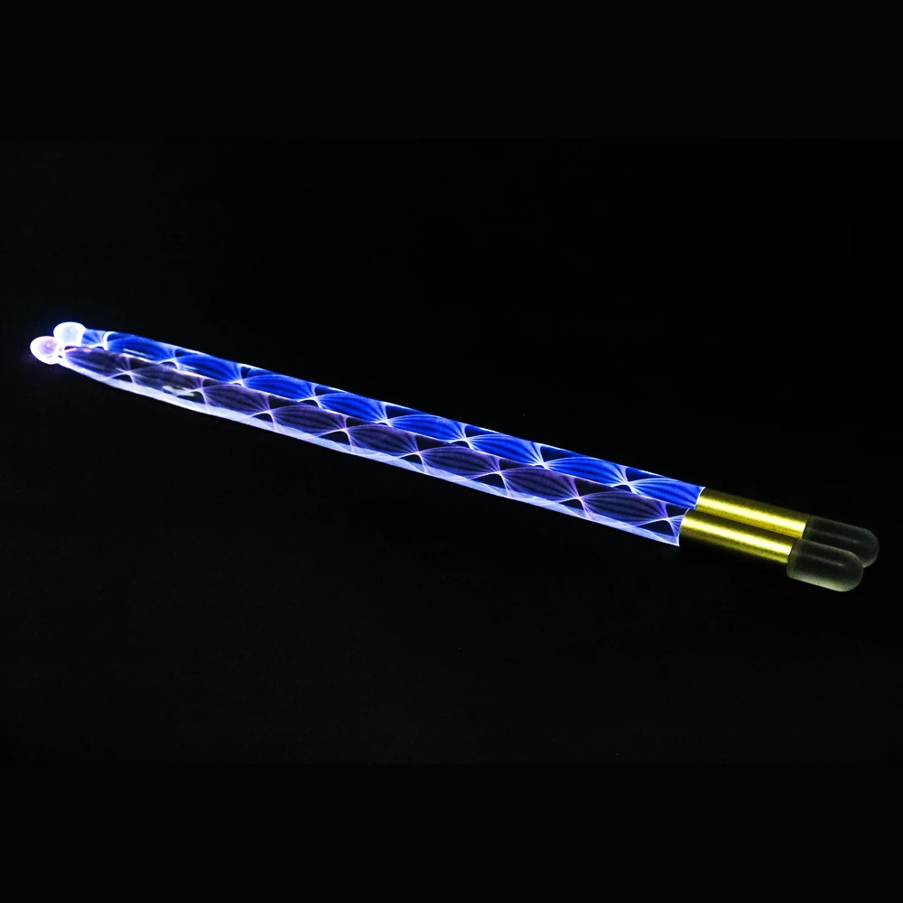 Portable 1 Pair Luminous Drumsticks Acrylic luminous drum sticks Stage Performance Durable