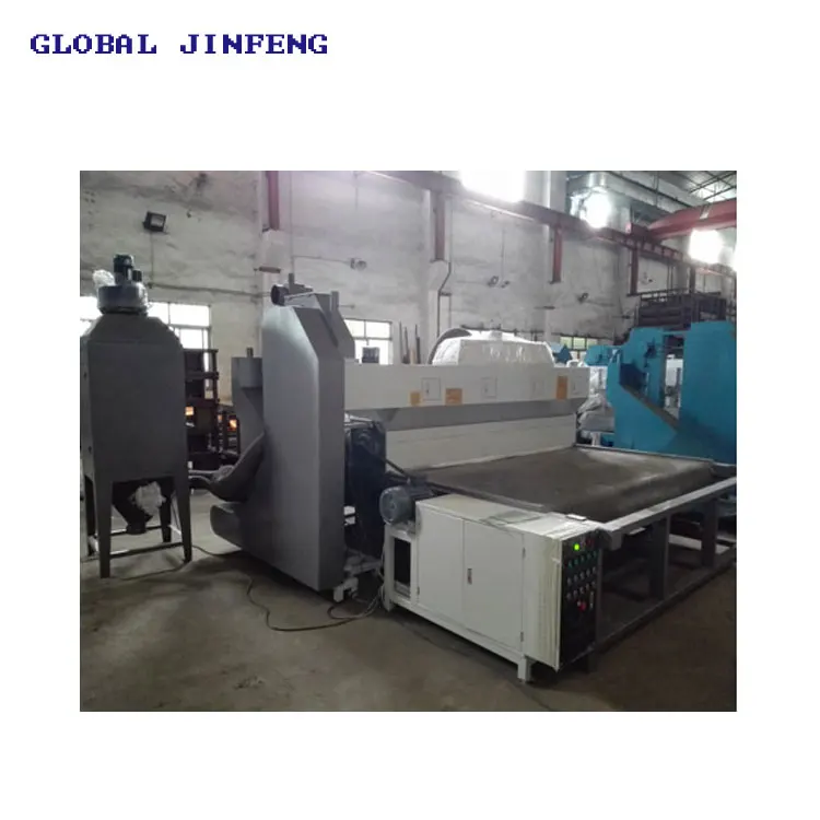 JFDS-1300 automatic horizontal new glass sandblasting machine for flat sheet glass