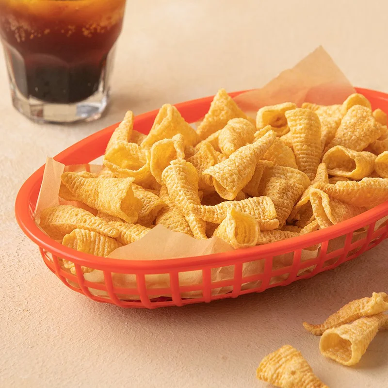 Korean crispy chips wholesale high quality cheap chips 67g Puffed food exotic snacks corn bugles