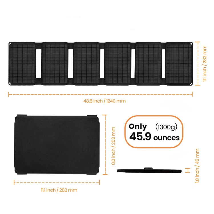 High quality 40w solar energy systems foldable power solar and panels for home and outdoor