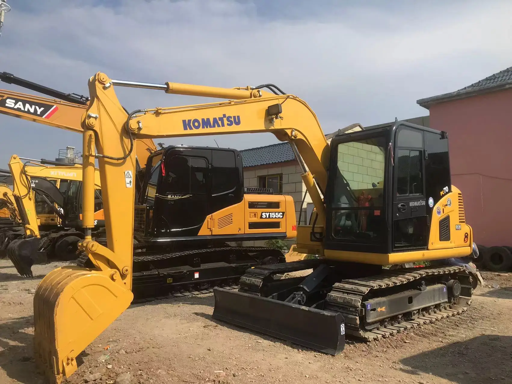 2022 Komatsu PC70-8 Crawler Excavator 90% New Lightweight High Quality Good Performance Cheap Price Origin Japan Small Used