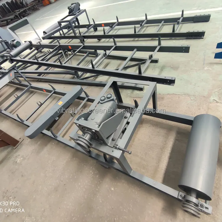 Mobile Flat or Troughed Belt Conveyor with Adjustable Lifting Height