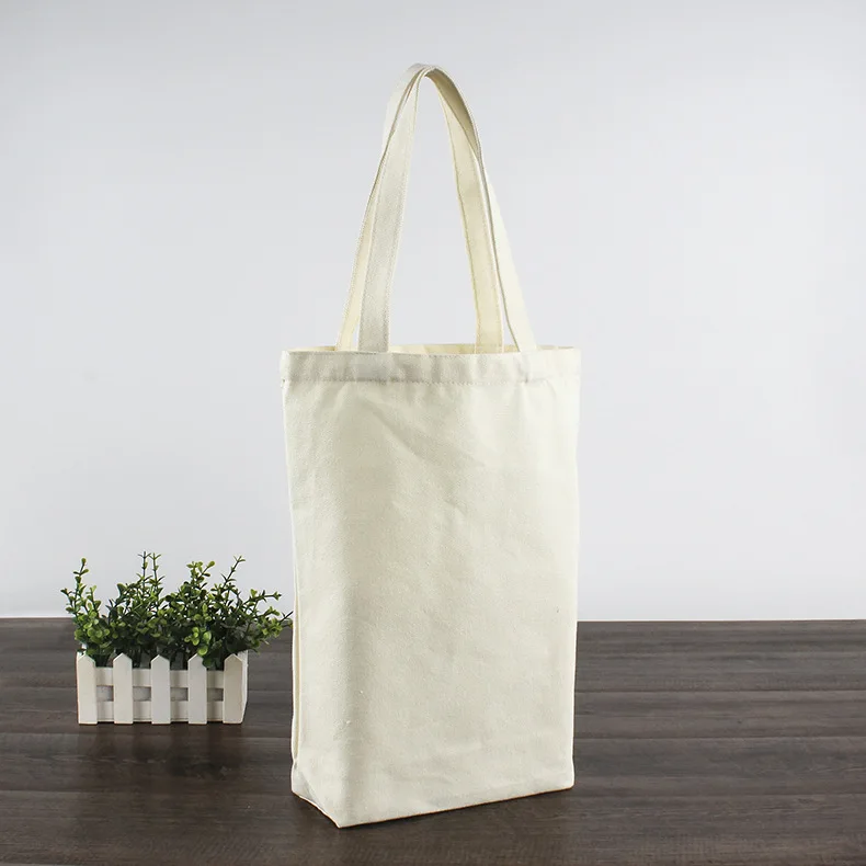 Custom Print Eco Friendly Natural Organic Cotton Tote Bag Recycled Shopping Canvas Cotton Bags
