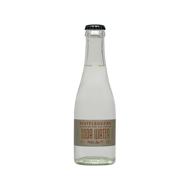 New Zealand Glass Bottle Packing Fresh Soda Natural Pure Spring Sparkling Beverage Energy Water Drink Artesian Homemade