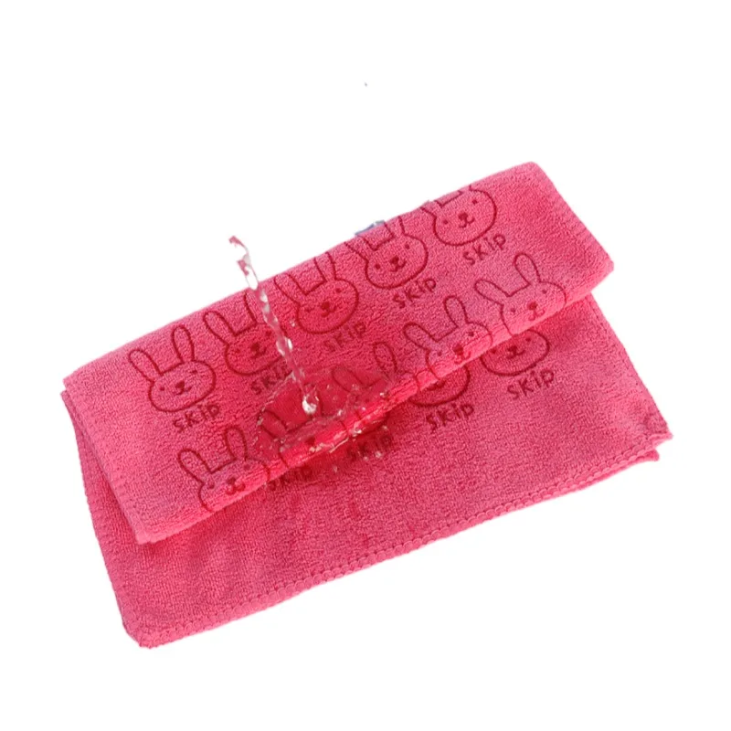 Hot kids european hand glove wash towel custom print terry towelling fabric in low price