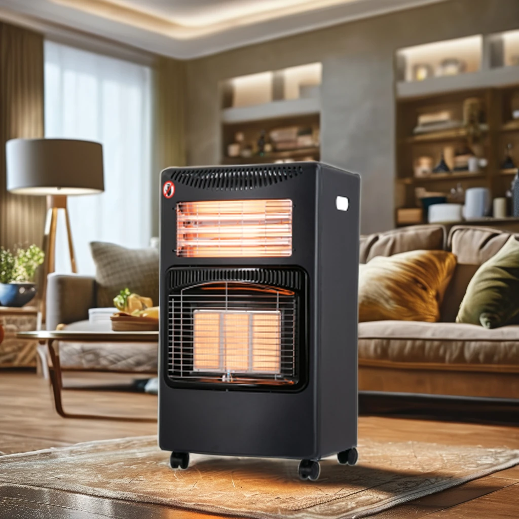 High Quality Freestanding Infrared Ceramic Portable Heater Bedroom Living Room Safety Protection Device Gas Electric Mobile