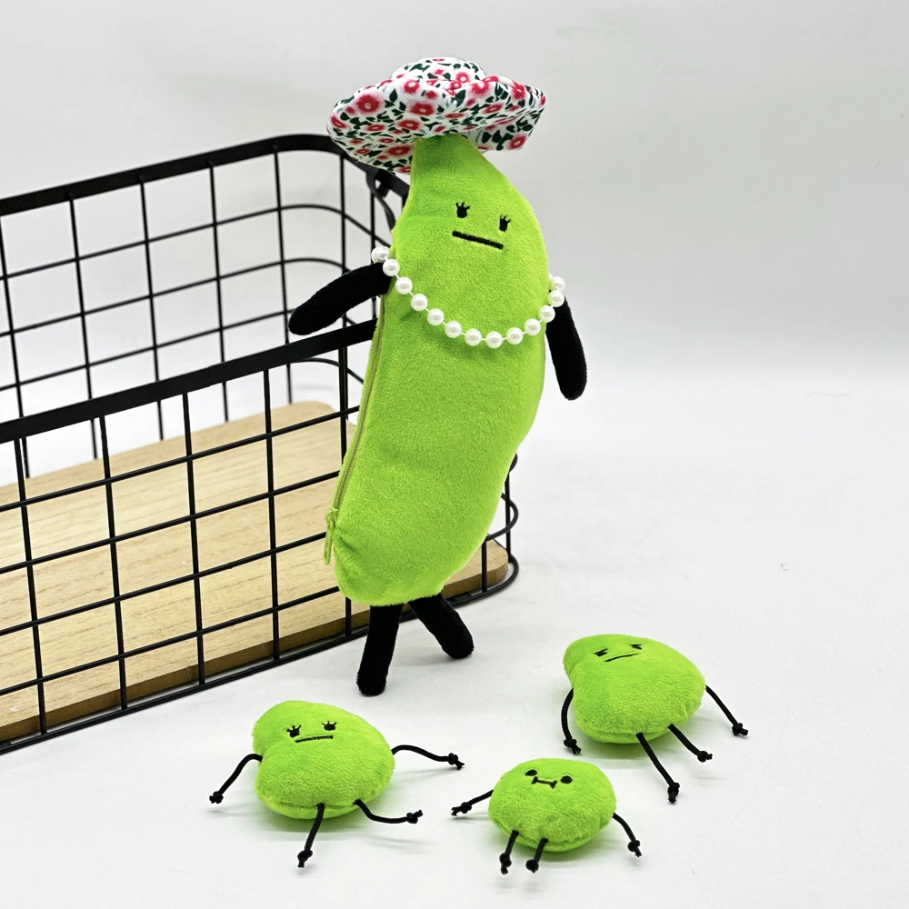 New Arrival Popular Hot Selling Cute Secret Staycation Edamame Family Plush Toy