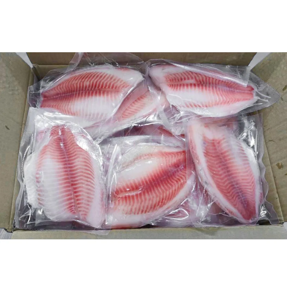 Custom10lbs Per Carton Frozen Fresh Nile Tilapia Fish Fillet Export Wholesale Price 5oz