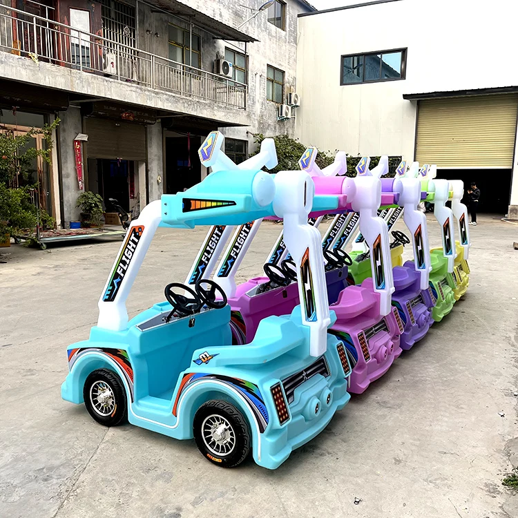 2024 Luminous Plane Recreation Car Coin-operated Outdoor Electric Mech Aircraft  Bumper Cars Plaza Park Shopping Center Rides