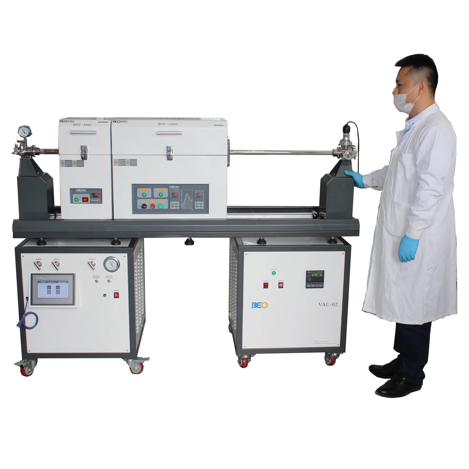 
chemical vapor deposition system quartz tube furnace 