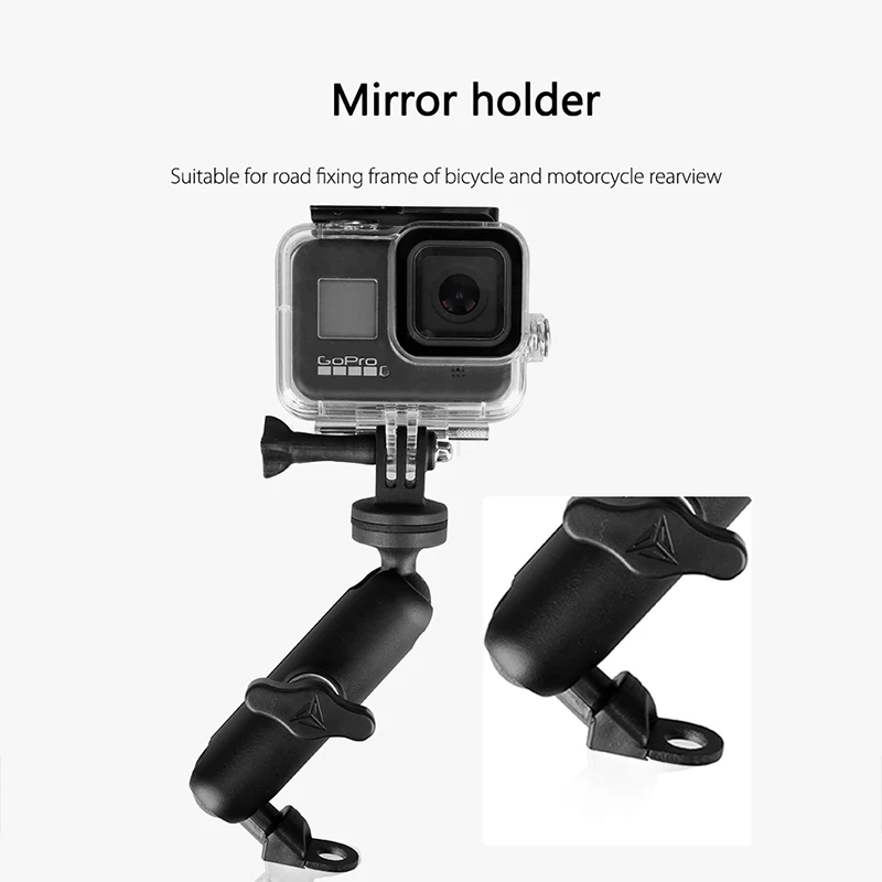 JUNNX Universal Cycling Sports Skeleton Frame Bicycle Bike Motorcycle Mount Holder Clamp Go Pro Bracket for Gopro Hero 10 9 8 7