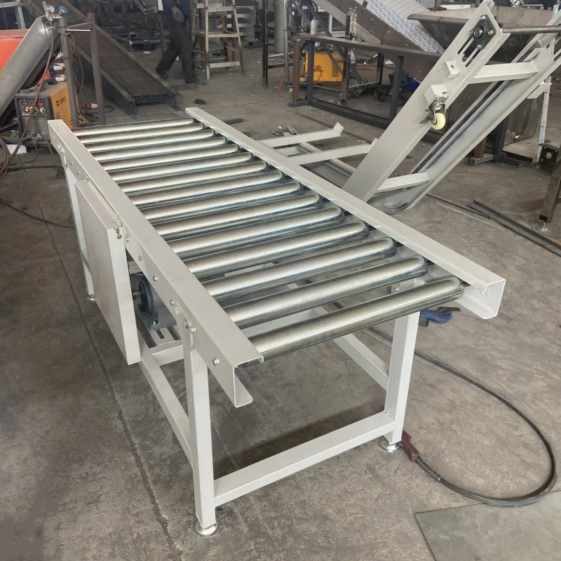 Spiral Lifting Roller Line Mobile Roller Conveyor