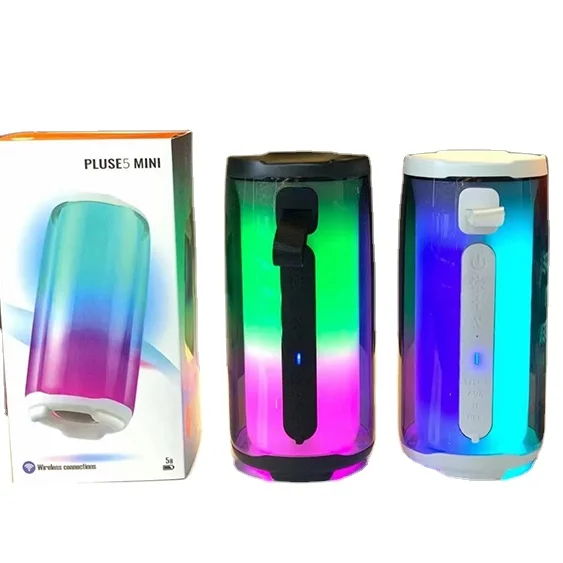 Portable Sound Box Speaker USB Dance Indoor Outdoor Audio Music RGB Lights Pulse 5 Mini Speaker Deep Bass Stereo Speakers