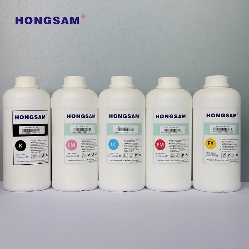 Красители на водной основе Hongsam яркие цвета 1 л кг сублимационные чернила для epson ecotank 4800