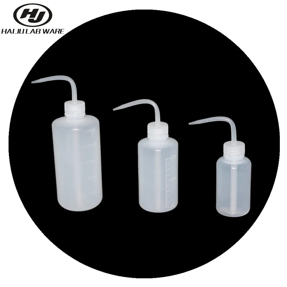 Haiju лаборатории 150/250/500 мл емкость Татуировки мыть чистый белый пластик зеленое мыло бутыль Лаборатория измерительных бутылка
