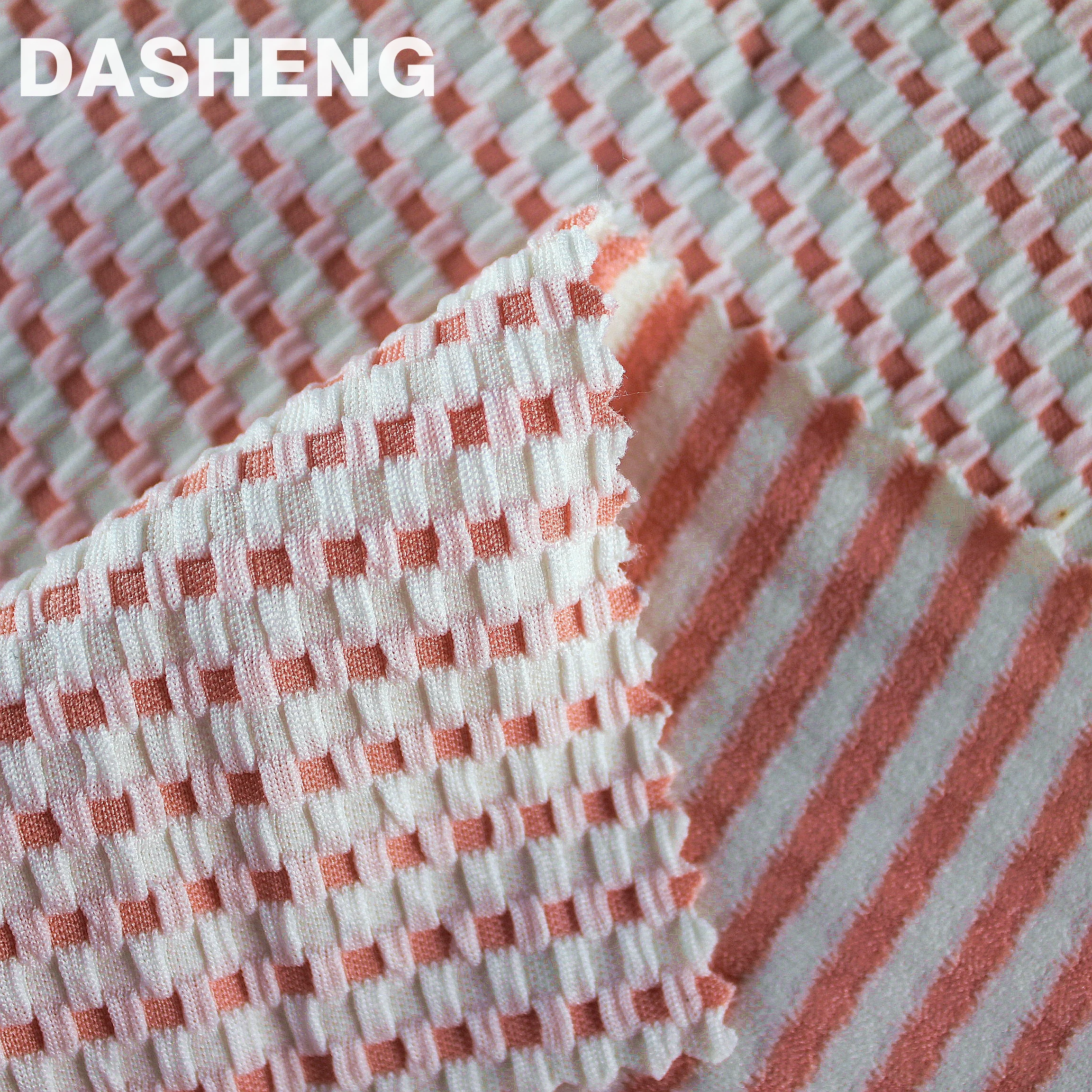 
 Жаккардовые трикотажные платья/топы/брюки из полиэстера и спандекса  