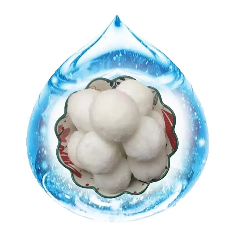 Волоконный шаровой фильтр для наполнения среды для очистки сточных вод