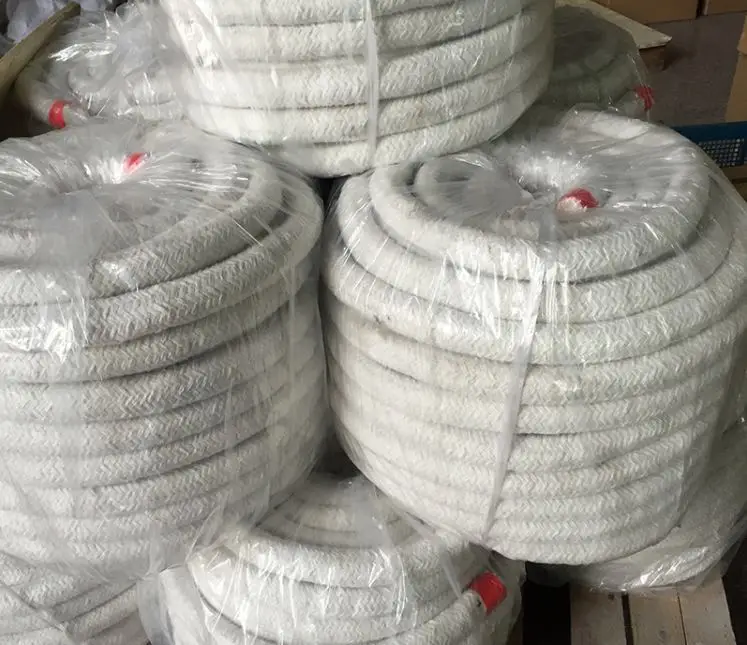 AWAKE Ceramic Fiber Seal Rope/Round Braided High Temperature Sealing for Boiler Furnace/Oven/Gasket