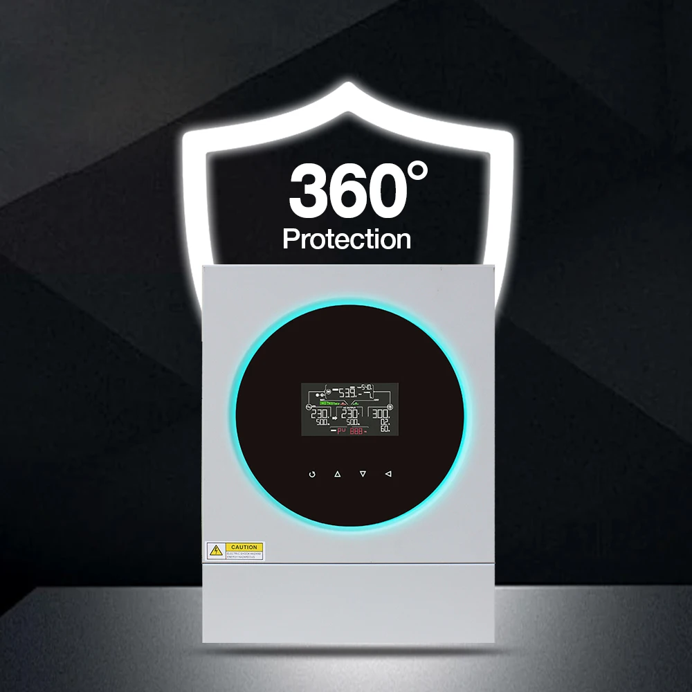 High quality 4kw 5kw 6kw 8kw Off On Grid 24V 48V solar inverters single phase 700 watt power with MPPT solar charger inverter