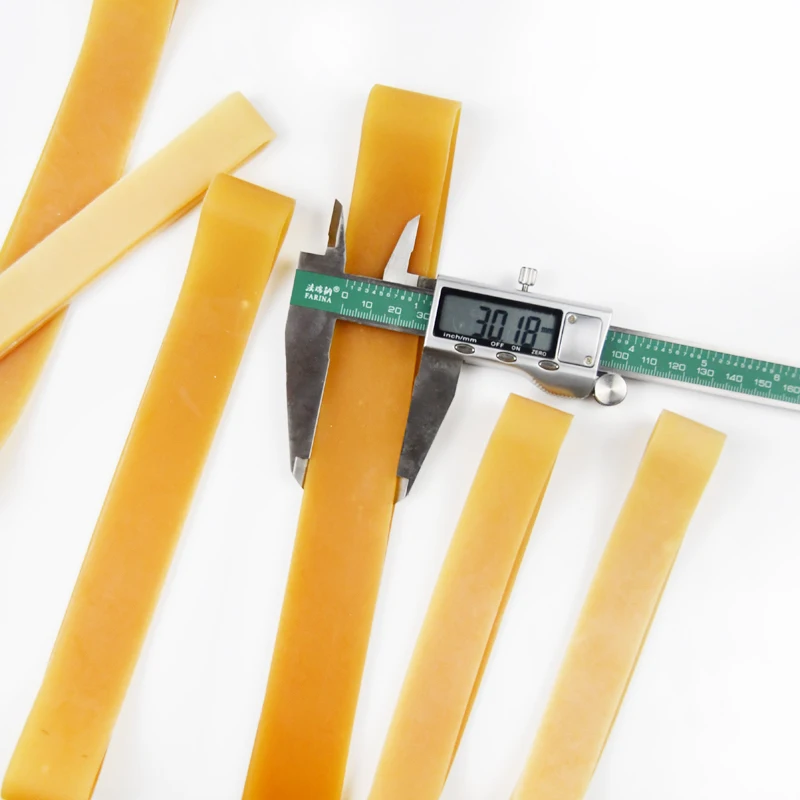 Best product various specifications width natural rubber material strong elasticity yellow rubber band