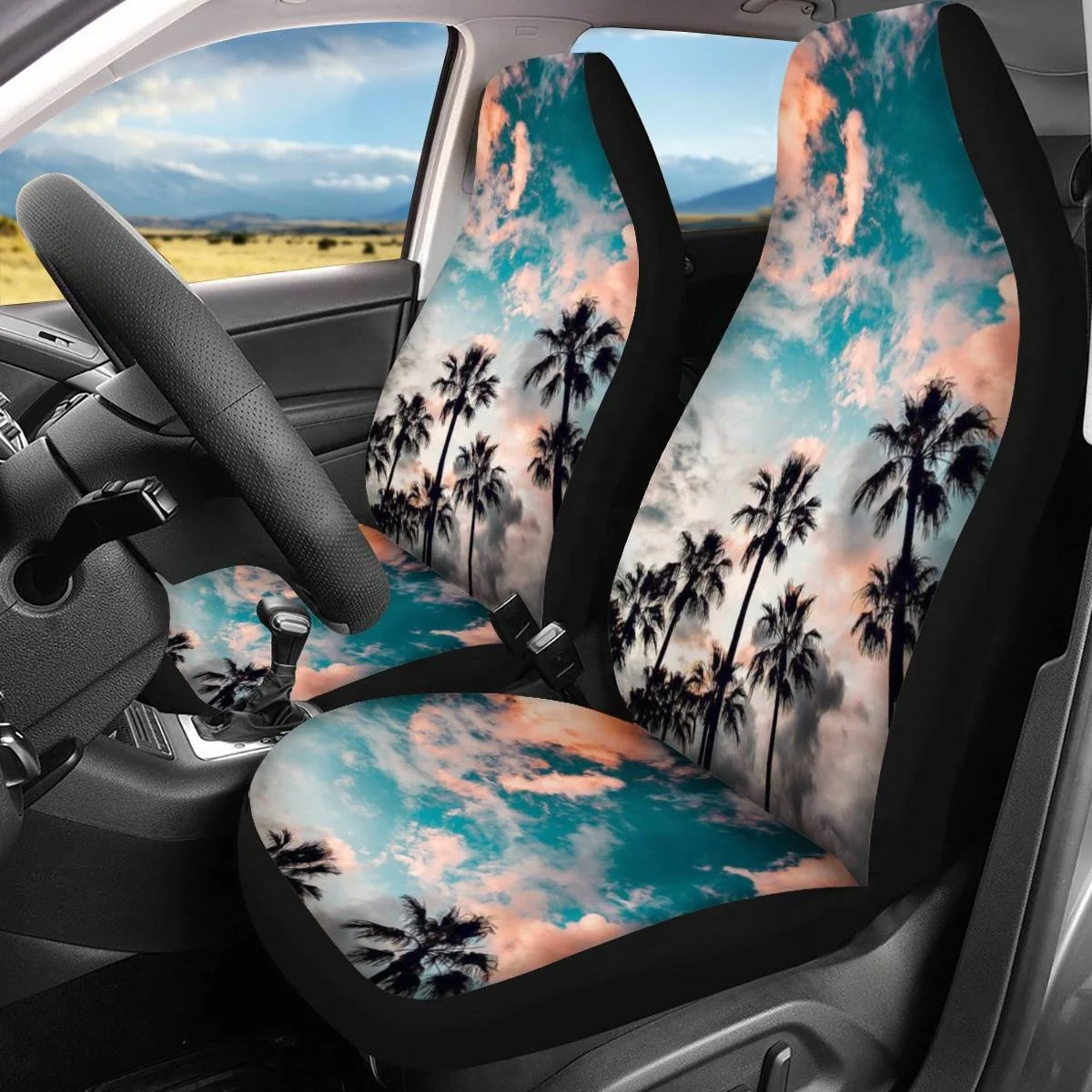Custom Car Seat Covers Custom Washable Car Protector Auto Accessories Seat Cover Full Printed