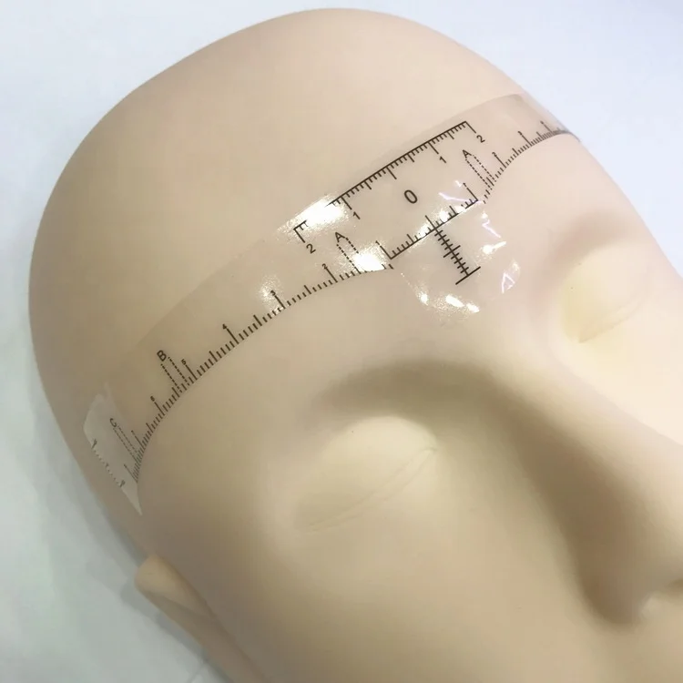 OEM permanent makeup eyebrow sticker ruler brow shaping disposable eye brow ruler