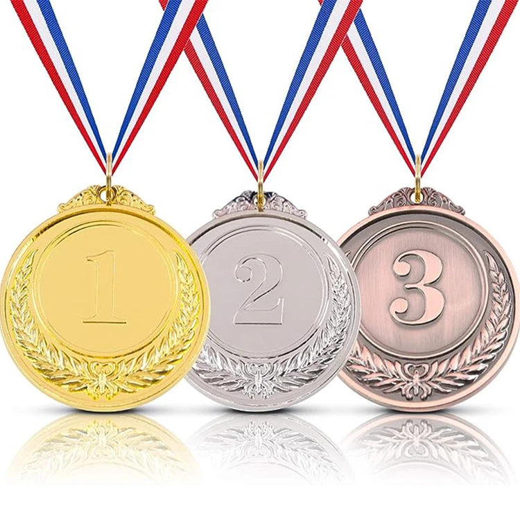 Design Your Own Sport Medal Free Design Custom Engrave Metal Gold Siver Bronze Award Sports Blank Medal