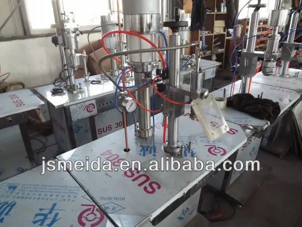 Full Automatic Manual Butane Dental Aerosol Spray Can Filling Machine