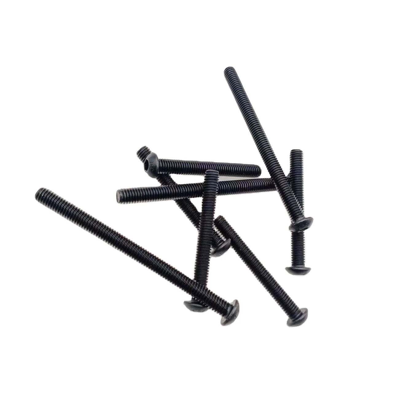 Brass Slotted Raised Countersunk Head Wood Screw Oval Countersunk Self Tapping Screw Silver Steel Stainless Style Plain Black