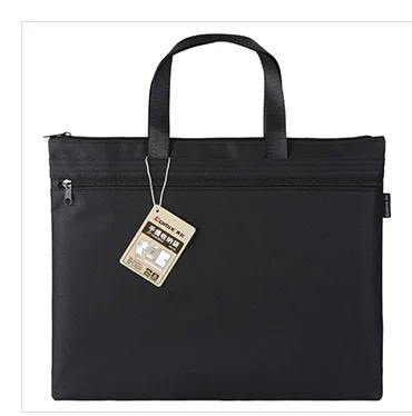 Wholesale Custom Logo Document Bag with Zipper Laptop Bag Cheap Briefcase Conference Bag for Men and Women