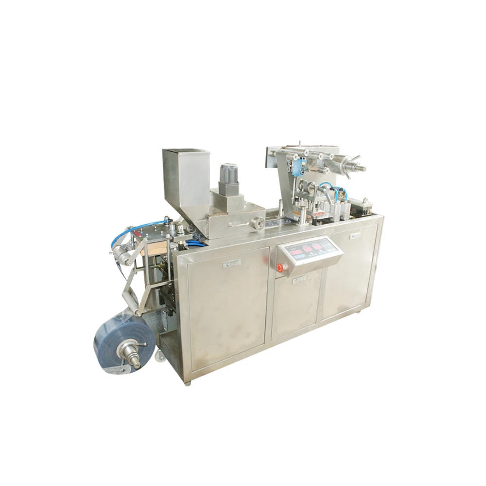 Blue Tablet Capsule Blister Packaging Machine With High Quality