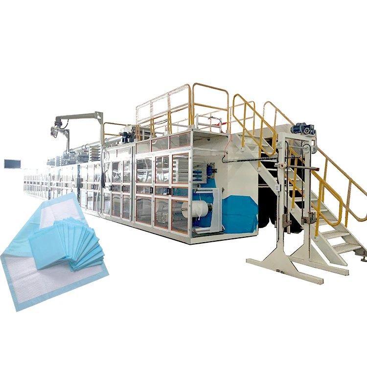 QuanZhouXingYuan Full Automatic Under Pet Bed Pads Making Machine Production Line