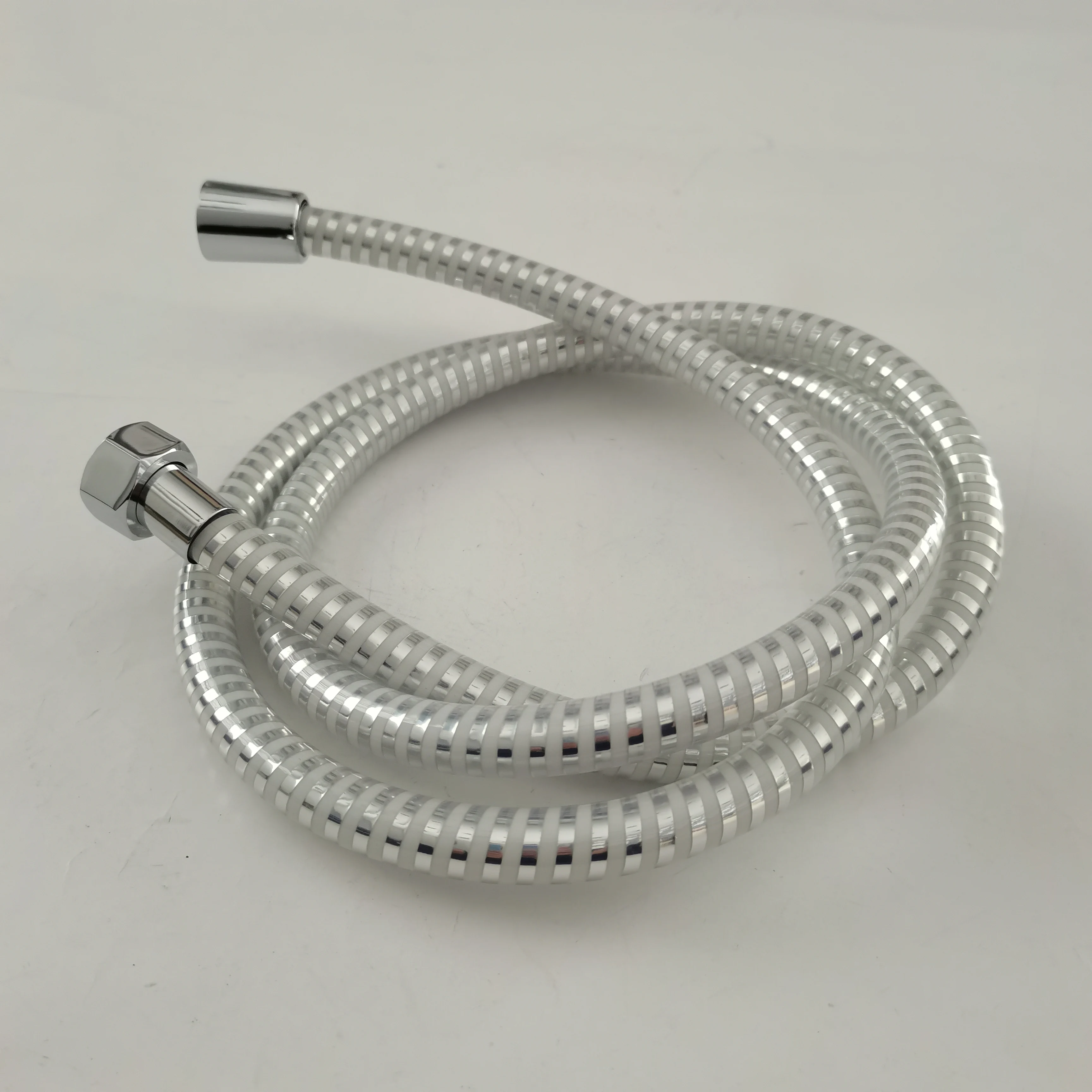 Good price high quality outdoor silver white plastic pvc bathroom flexible toilet bidet hand shower hose sprayer pipe tube
