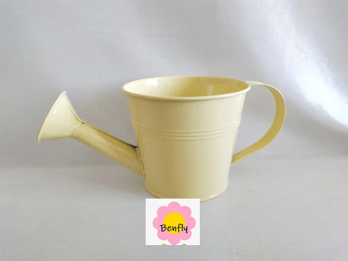 small Play Time or Practical Use galvanized zinc metal  Watering Can for boy girl kid Child for  Home garden yard flower planter