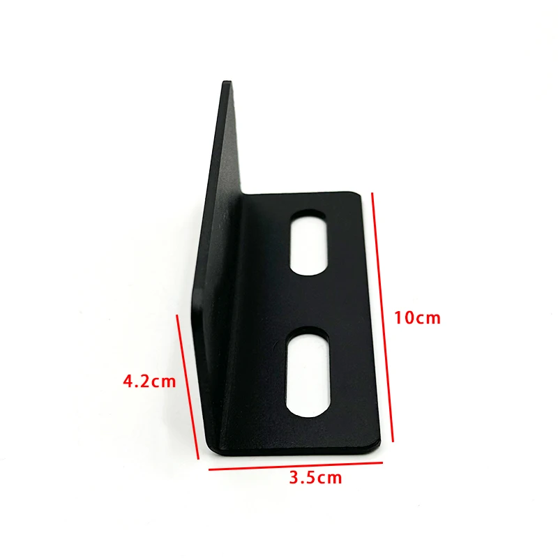 Wejoy furniture hardware black iron 1.8mm thickness bracket for soft bed