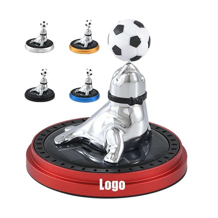 Car Natural Perfume Bottle Essential Oil Car Solar Sea Lion Ball Air Freshener Perfume