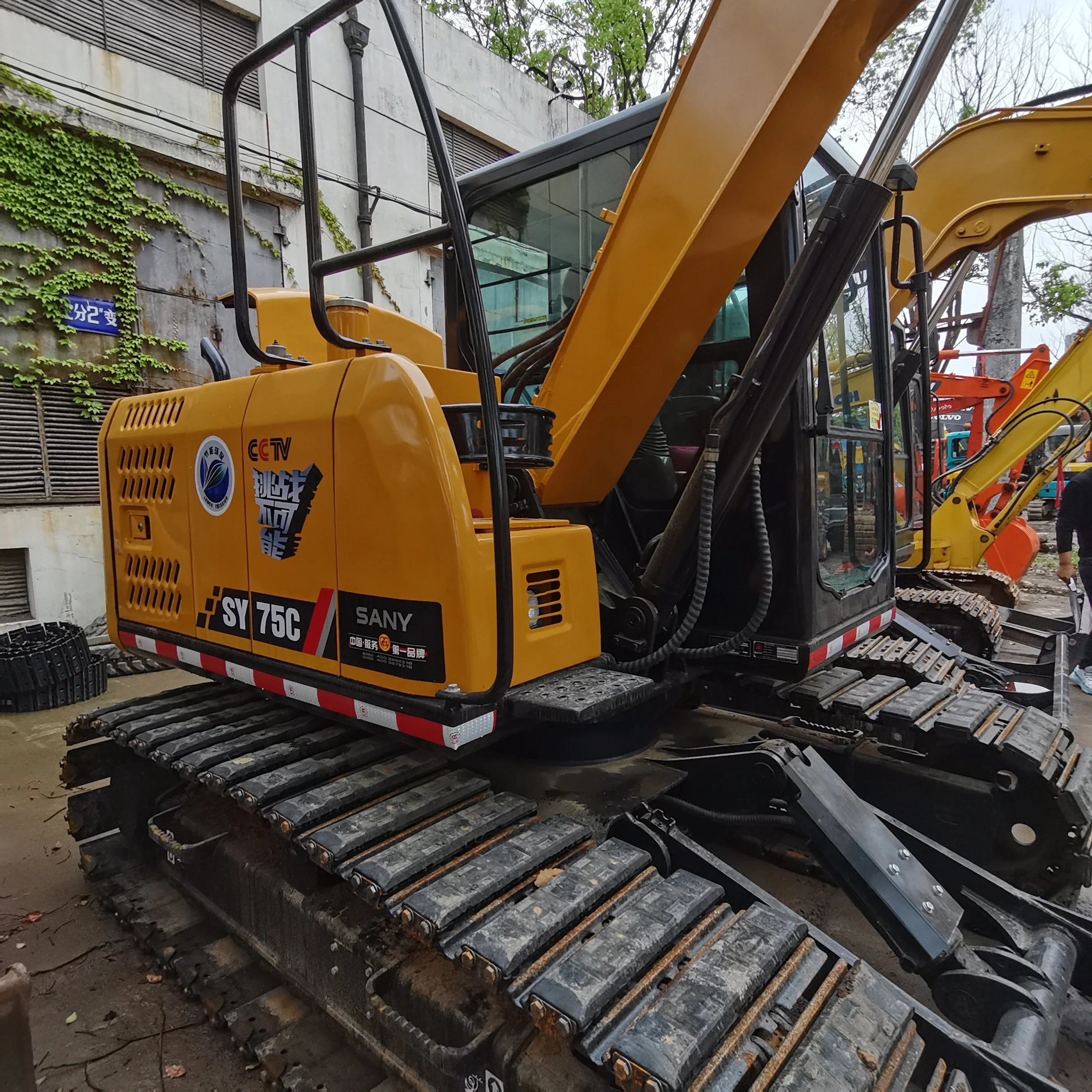used excavator sany SY75/original brand  second hand sany SY 75 manufacture price on sale