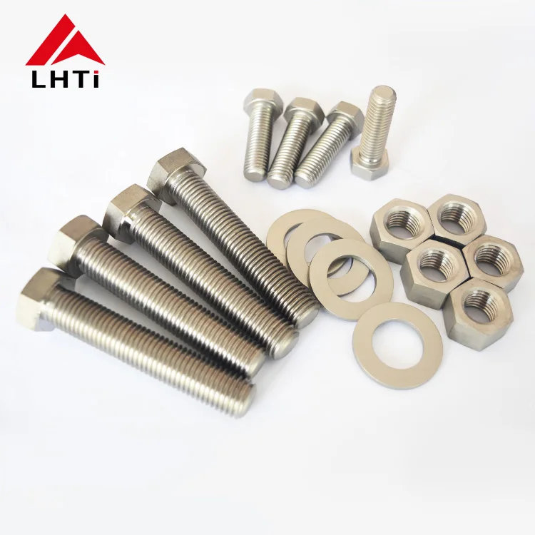 Top quality titanium fasteners din933 hex bolts and nuts M5 M6 M8 M10