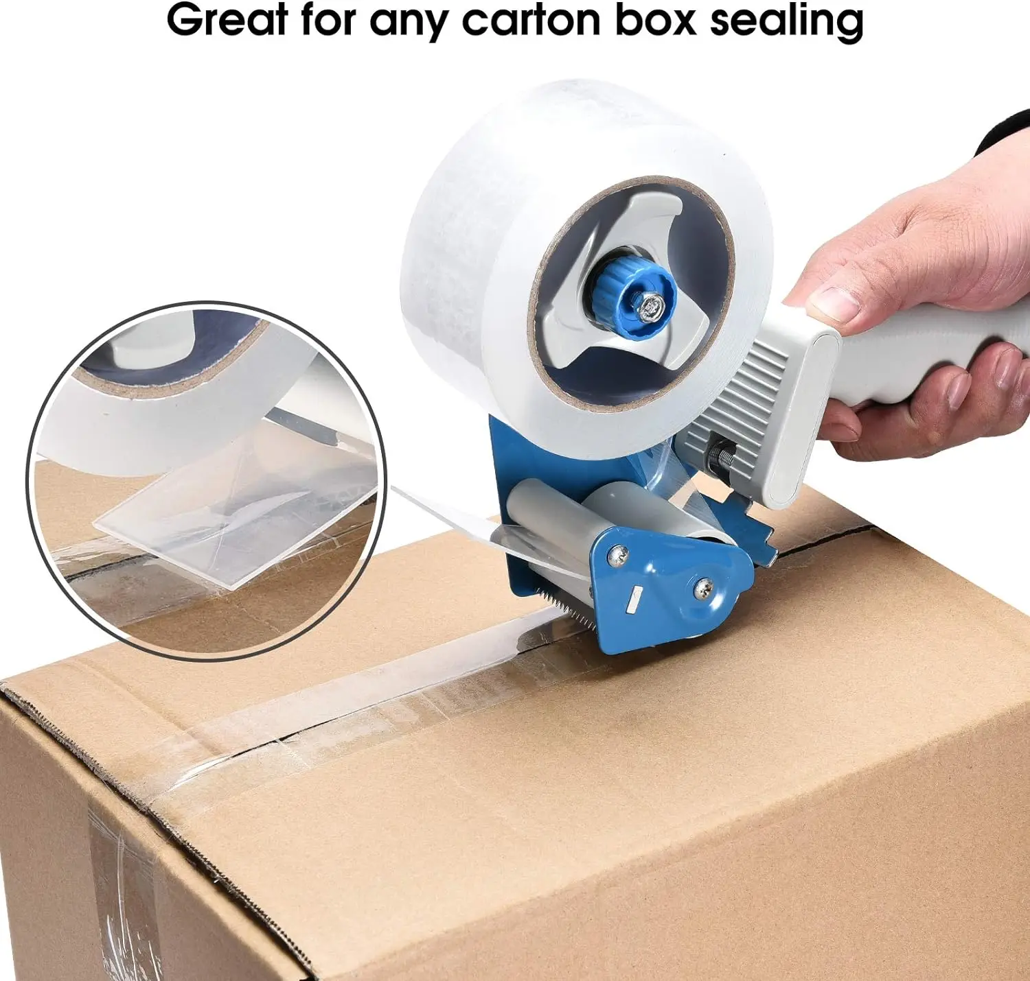 Free Samples Packing Tape Dispenser Gun Dispenser  Light weight Industrial Side Loading Tape Dispenser