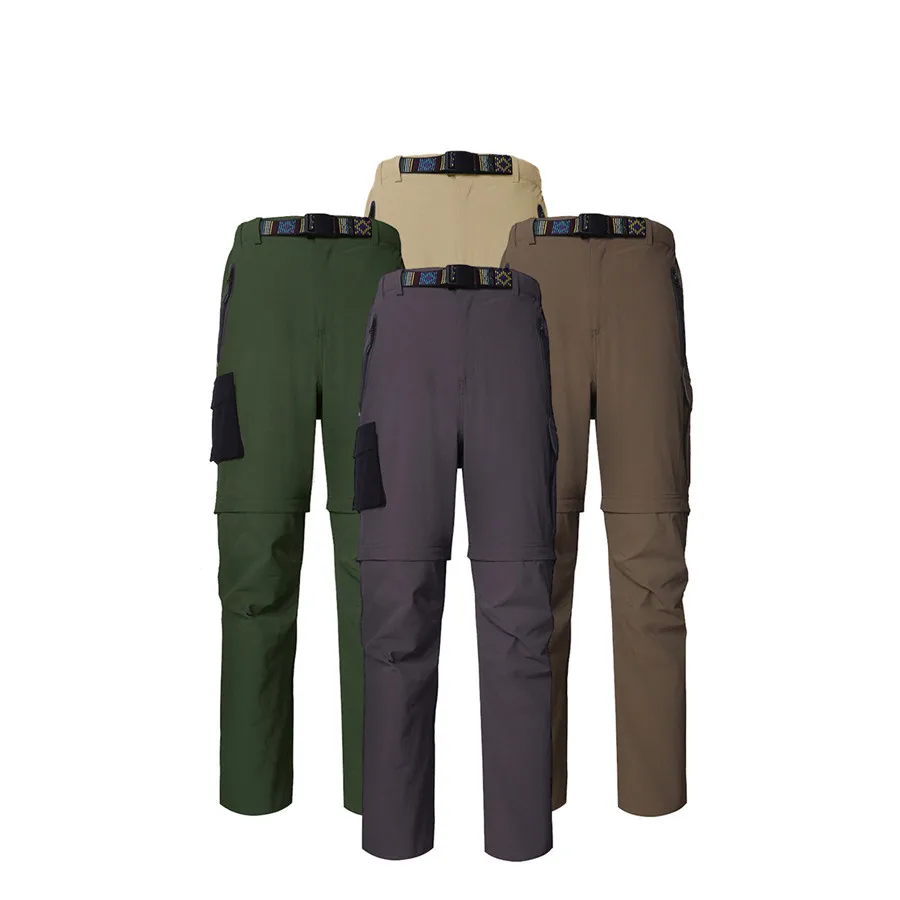 
Wholesale Outdoor Lightweight Hiking Pants Mens Detachable Hiking Pants Waterproof With Belt  (62267578392)