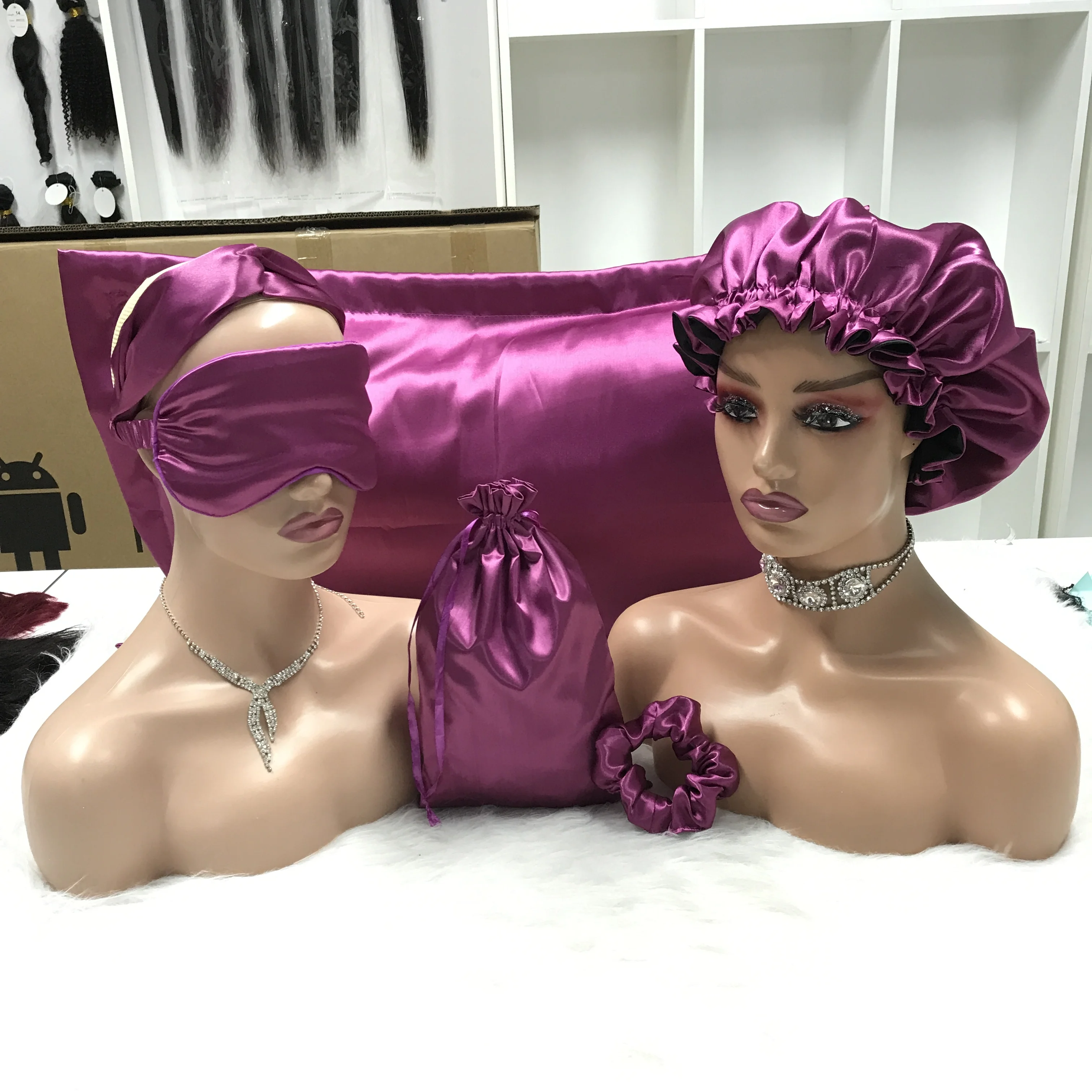 Бесплатный образец, ночная коса для сна, чулки для женщин для мамы и меня