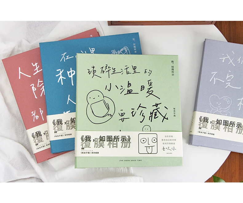 Wholesale Colorful Plastic Photo Albums Laminating Everyday Moments with Literary Fonts Functional Storage Cover