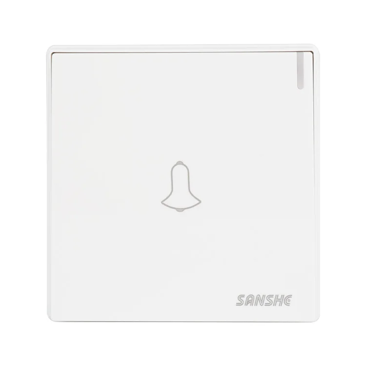 High temperature resistant household custom logo single control large button doorbell switch