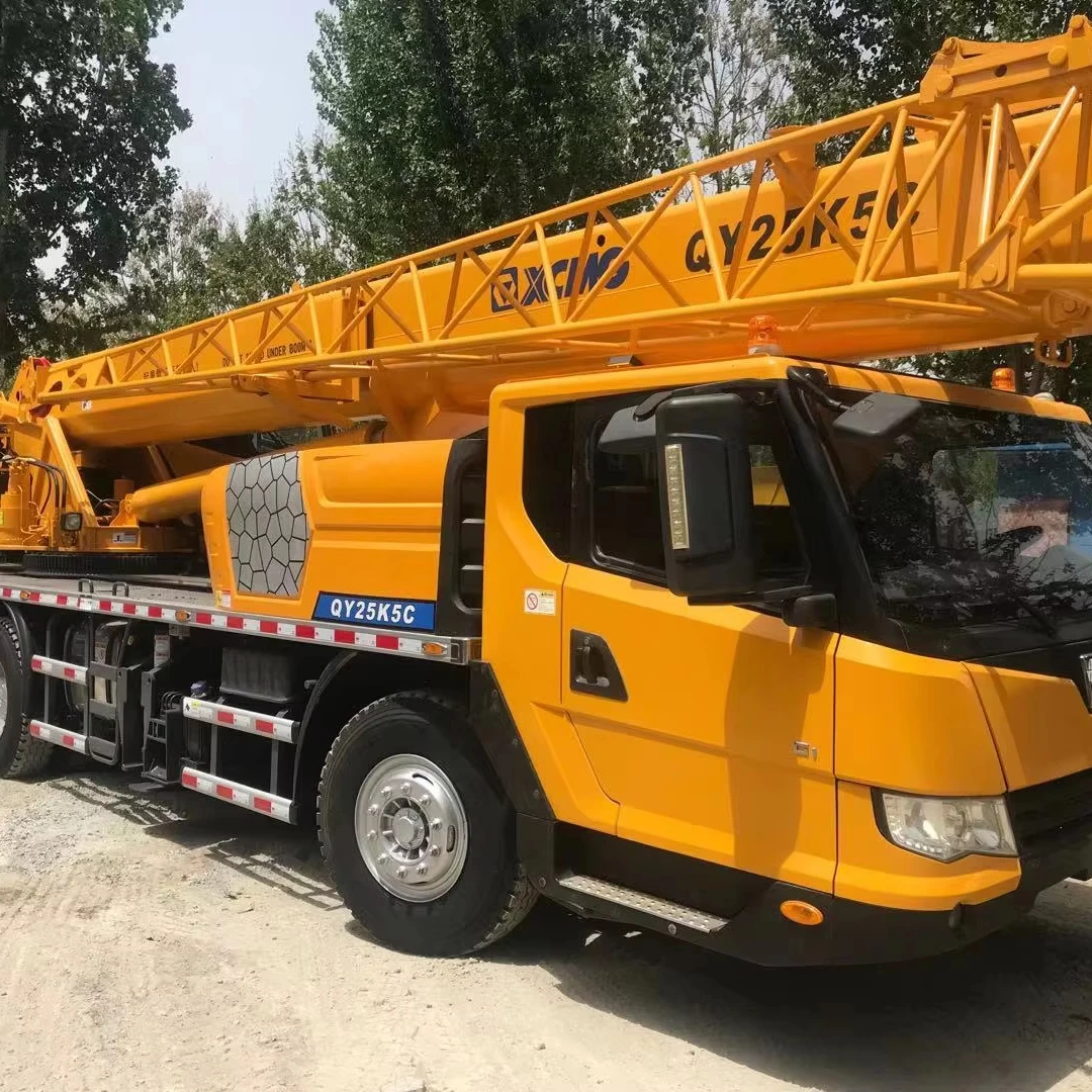 China Brand New 25Ton QY25K5C Rough Terrain Crane Mobile Crane Lifting Machinery Truck Crane Factory Price Best-selling