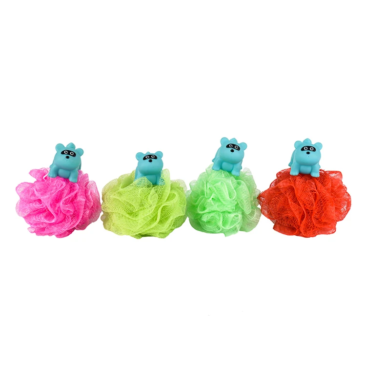 Promotional Bath Soap Sponge Kid Animal Shower Puff