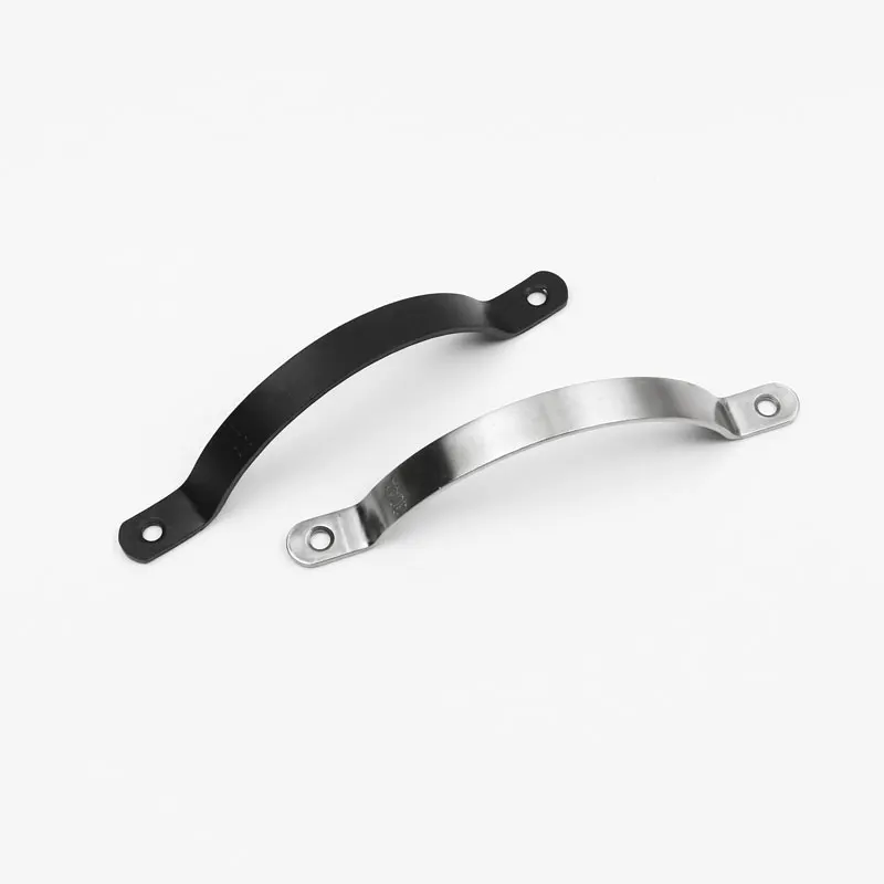 Stable Galvanized Steel Air Ventilation Pipe Holder Duct Hanger French Holder 72 Small Curved Handle Door Handle