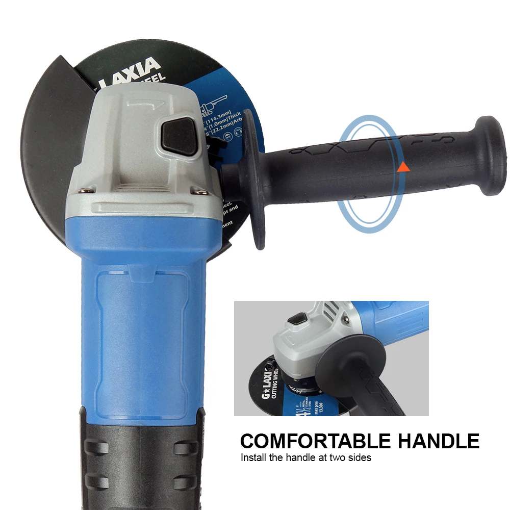 GALAXIA High Quality 750W Electric tool Product 100mm Dust Proof Motor Switch M10 Angle Grinder