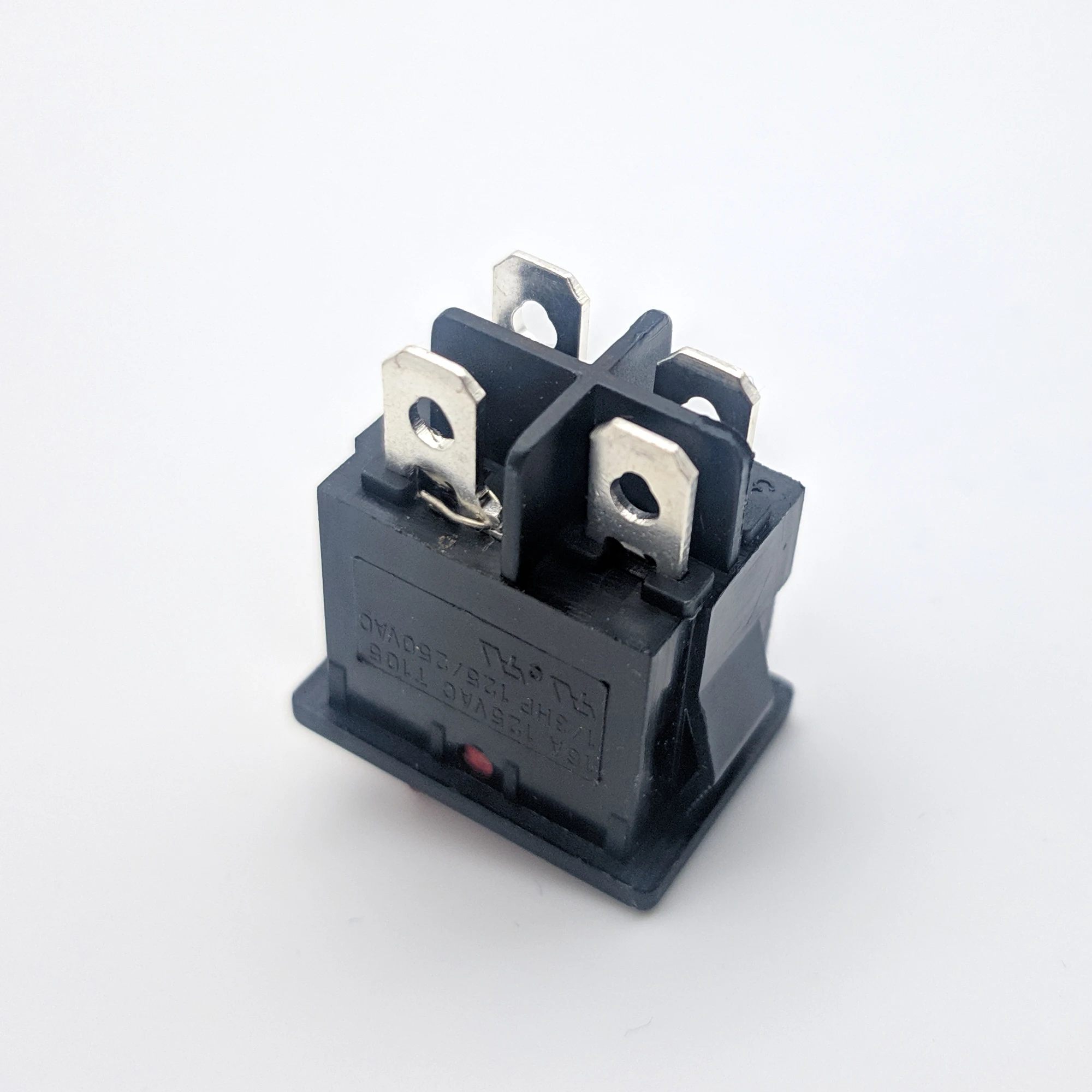 10A 250VAC 15*21 RL3-421/N-G-2-RE/BK-P8-RS ON OFF 4P W/LAMP DPST ROCKER SWITCH