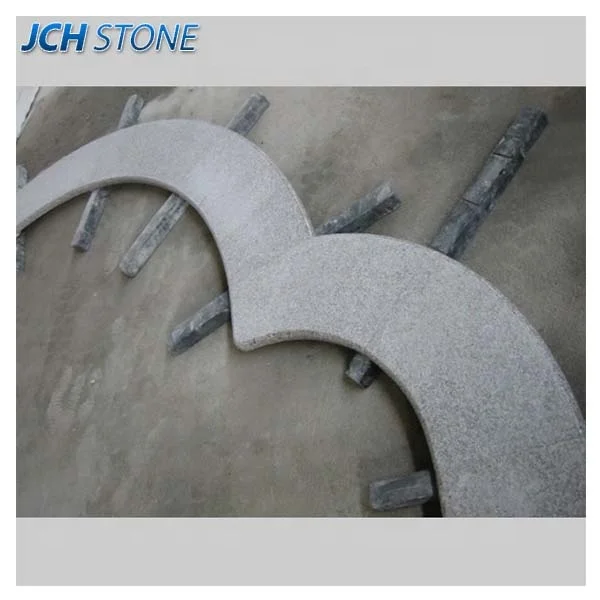 Hot sell custom design natural grey granite stone swimming pool edge tiles