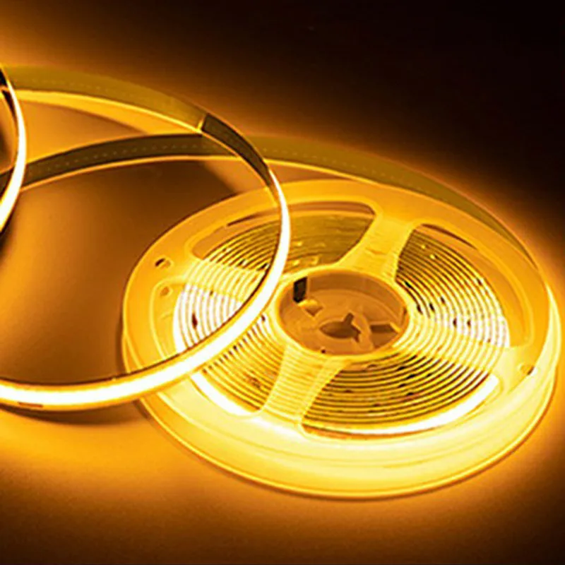 Sunled LED COB LIGHT Strip 30cm 60cm 100cm Black Cover 12V COB hard light Bar for Car